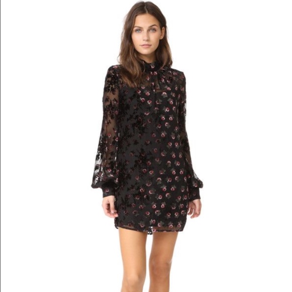 WAYF Dresses & Skirts - New WAYF *V neck* Bennet Velvet Shift Mini Dress WAYF Dresses & Skirts - New WAYF *V neck* Bennet Velvet Shift Mini Dress